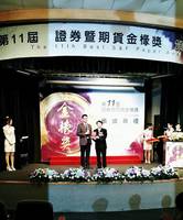 運籌管理系楊壽麟老師獲「第11屆證券暨期貨金椽獎」甲等
