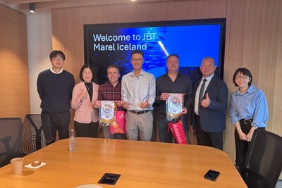 高雄科技大學漁業科技與管理學系丁國桓副教授率隊拜訪 JBT Marel 冰島總部