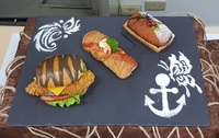 金牌作品 陽光照燒虱目魚、漁鄉鯛魚堡及海洋乳酪可頌捲