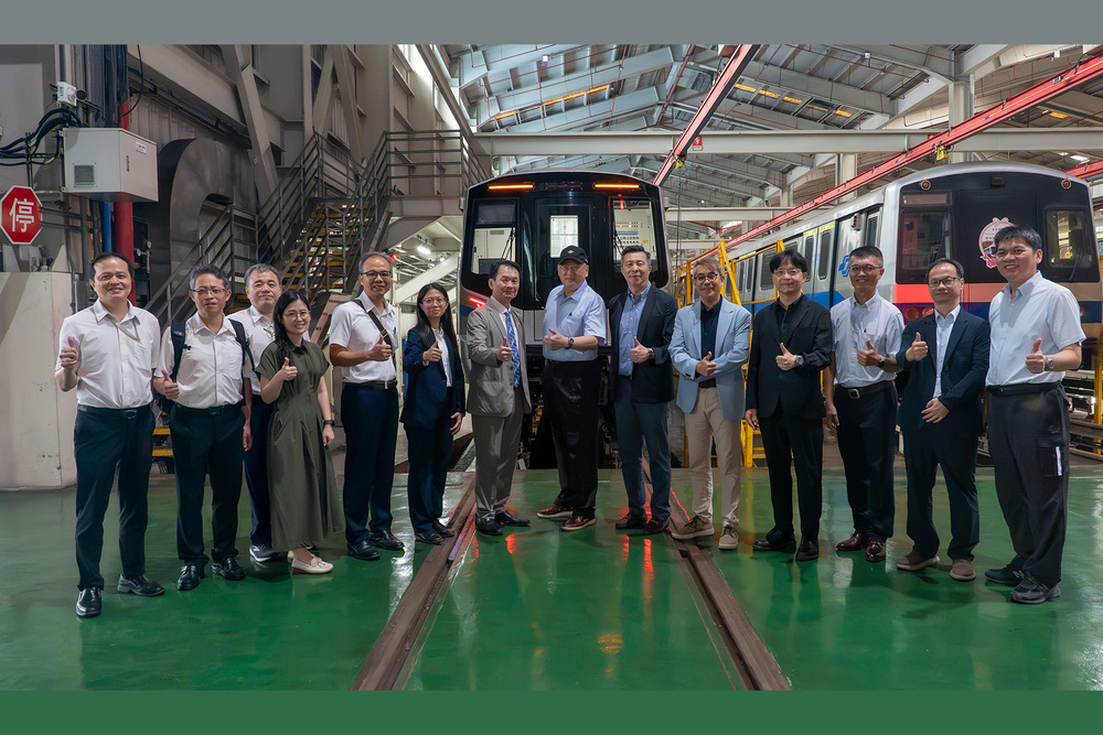 高科大參訪團參觀CA381A電聯車，從車輛設備、維修技術及維運管理等面向，深入認識捷運車輛維運實務。