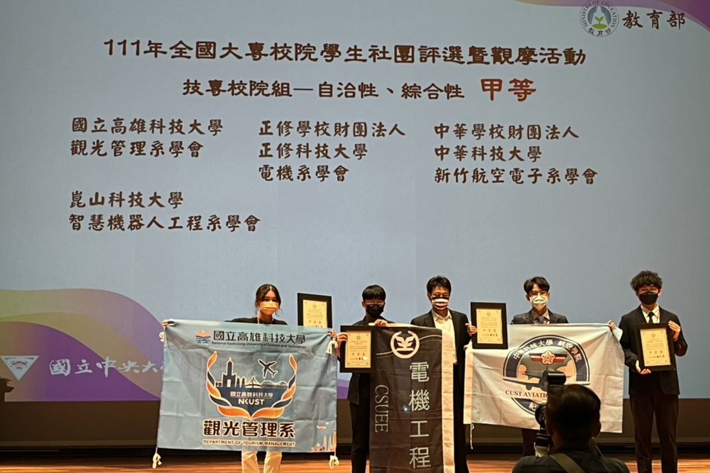 全國甲等(自治性綜合性)：觀光系學會