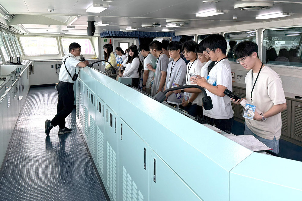 花蓮在地學生參訪認識並探索海事教育與職涯發展