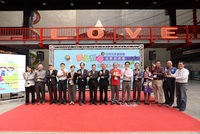 高科大與日月光環境教育秀成果，12月14日於科工館舉辦開幕式，包括科工館館長陳訓祥，日月光資深副總周光春，高科大能源科技研究中心主任賴俊吉，義守大學校長陳振遠，楠梓區公所區長黃順成，高雄市政府環境保護局專委許錦春及參與計畫的多所學校共襄盛舉