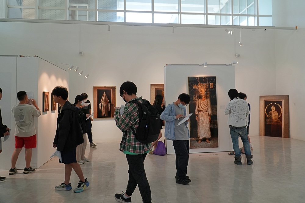 高科大《未來的聖像實驗室》開幕暨座談活動展場現場。