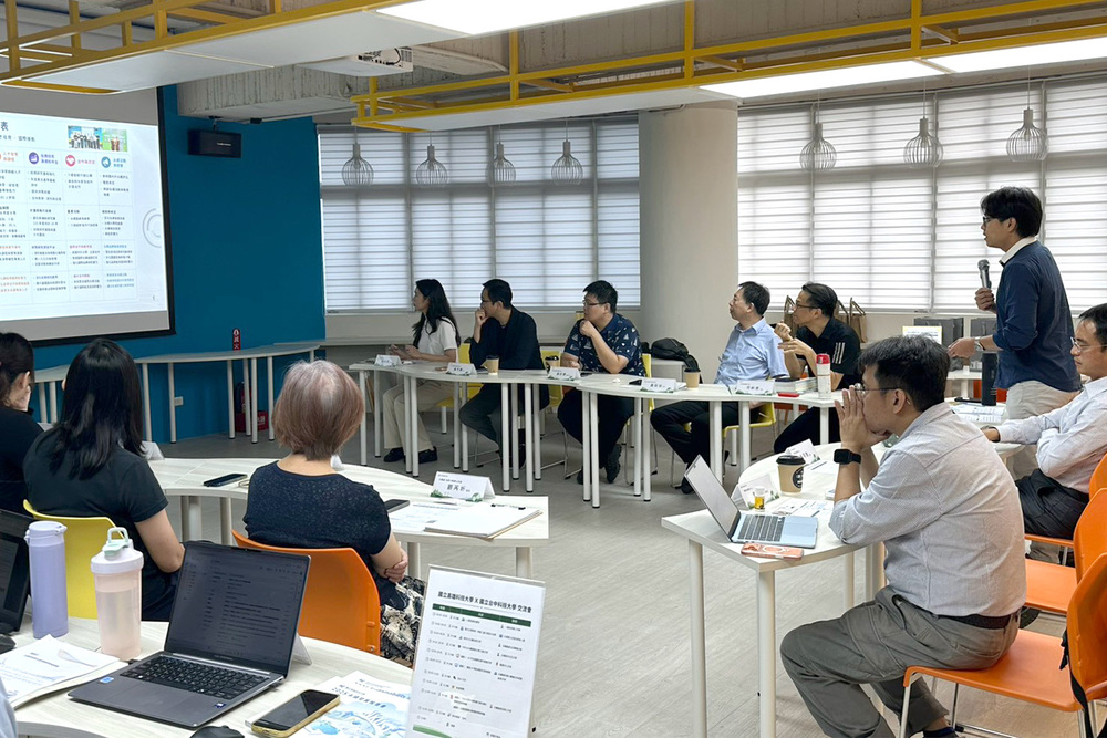 高科大永續處永續大學辦公室黃紀惟主任分享